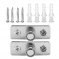 Stainless Steel Barn Door Roller Floor Guide Sturdy Durable Prevents Swinging Smooth Sliding Easy Installation Suitable For