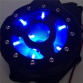 Httmt Mt313-008a-d Blue Led Black Left Engine Stator Cover See Through Compatible With 2006-2014 Yzf-r6