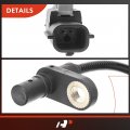A-premium Abs Wheel Speed Sensors Compatible With Nissan Models Rogue 2014-2015 Fwd Front Rear Driver And Passenger Side 4-pc