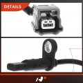 A-premium Abs Wheel Speed Sensors Compatible With Nissan Models Rogue 2014-2015 Fwd Front Rear Driver And Passenger Side 4-pc