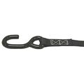 Lift-all Company 603 Ratchet Assembly S-hkv 1 X 2100 Open Hook 1k Load Hugger Poly Tie Down 7 0 Length 5 0 Width Black 