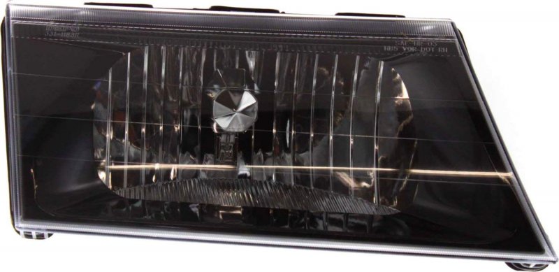 Evan-fischer Headlight Set For 2003-2004 Mercury Marauder Left Driver And Right Passenger Side Halogen With Bulb S
