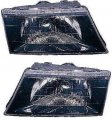 Evan-fischer Headlight Set For 2003-2004 Mercury Marauder Left Driver And Right Passenger Side Halogen With Bulb S