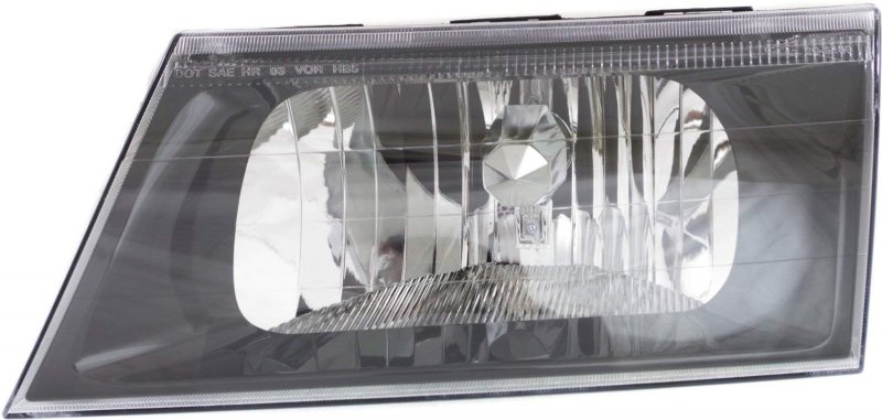 Evan-fischer Headlight Set For 2003-2004 Mercury Marauder Left Driver And Right Passenger Side Halogen With Bulb S