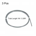 Uxcell 3pcs 16-inch Plastic Welding Rods Pvc Welder 3 3ft Grey
