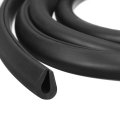 U Channel Edge Trim 13 1ft Length Rubber Guard Seal Strip Protector Round Type Fit For 5mm 23 64 W X 7 16 H Black 