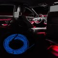 4 Meter 13ft Neon El Wire String Strip Blue Cold Light Glow For Car Interior Decoration