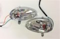 Front Turn Signal Assembly For Scooter Atv Left And Right Pair 6 In Length 2 Pin Connector Clear Led Waterproof Light Part 4120 