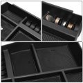 Bucket Seat Model Factory Style Front Center Console Armrest Organizer Tray Storage Box Compatible With Ford F-150 2015-2018