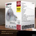 Satco Led Mr16 Floodlight 5 5w 50w Equivalent 3500k Neutral White 90 Cri 36a Beam Gu10 Twist-lock Base 120v Dimmable Clear