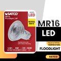 Satco Led Mr16 Floodlight 5 5w 50w Equivalent 3500k Neutral White 90 Cri 36a Beam Gu10 Twist-lock Base 120v Dimmable Clear