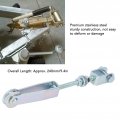 Herchr Trailer Hand Brake Cable Adjuster 240mm Stainless Steel Equalizer For Caravans Boat Bicycle Car Trailers