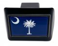 Elektroplate South Carolina State Flag Palmetto All Metal Black Hitch Cover For Trucks And Suvs Fits Standard 2 Trailer