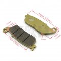Disc Brake Pad Set For Honda Vt1300cr Stateline Suzuki Vl1500 Boulevard C90 -fa196 B077pk6fjc