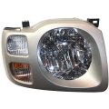 Nissan Xterra Headlight Assembly 2002 2003 2004 Passenger Side Halogen Smoke Lens Fits Ni2503148 And 26010 7z826 