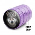 Grey Wolf Head Valve Stem Caps For Tire Rim Wheel Aluminum Purple