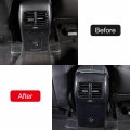 High Flying 2021 2022 2023 For Ford Bronco Sport Car Interior Accessories Armrest Console A C Vent Frame Cover Trim Abs Carbon