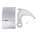 Chrome Curved Swingarm Side Mount License Plate Tag Relocator Bracket For H Onda Cbr F4 F4i Cbr600f4 Cbr600f4i 1999 2000 2001 