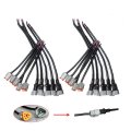 10 Set Dt 3 Pin Connector Kit Waterproof 16-20 Awg Plugs Male And Female With Pigtail Wire 