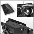 Dna Motoring Hl-lb2-fexp91-bk-cl1 Black Headlights With Led Day Running Light Bar Set Replacement For 91-94 Explorer 
