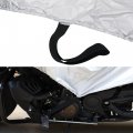 X Autohaux Motorcycle Cover Lightweight Half Outdoor Waterproof Rain Dust Protector Silver Tone M Size For Most Full Dress