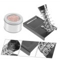 Healvian 1 Set Solder Tip Cleaner Copper Soldering Holder Box With Lid Metal Stand Iron Cleaning Kit Work C4