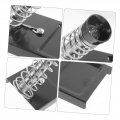 Healvian 1 Set Solder Tip Cleaner Copper Soldering Holder Box With Lid Metal Stand Iron Cleaning Kit Work C4