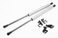 Autobahn88 Hood Lift Support Kit Compatible With 2000-2006 Opel Corsa C Silver Carbon Fibre