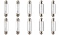 Cec Industries Ft2410x Xenon Festoon Bulbs 24 V W Sv8 5-8 Base T-3 25 Shape Box Of 10 