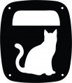 Jeeptails Sitting Cat Tail Lamp Light Covers For Jeep Wrangler Tj And Yj Black Set Of 2 