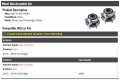 Wheel Bearing Hub Assembly Set Of 2 Front Or Rear Compatible With 2015-2018 Ford Edge Only Fits Position Awd Models