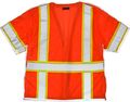 Ml Kishigo 1553 Ultra-cool Polyester Mesh Brilliant Series Breakaway Vest 2x Orange 
