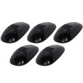 5 Pack 9 Led Cab Marker Roof Running Lights Smoke Lens White Light For Dodge Ram 1500 2500 3500 1997 To 2020 Waterproof 