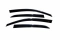 Auto Ventshade Avs Low Profile Ventvisor 2006 2010 Volkswagen Jetta Sedan Smoke W Chrome Trim 4 Pc 794005 