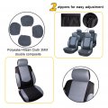 Aintier 10pcs Black Gray Car Seat Covers Four Seasons All-purpose Fit For Most Five-seater Cars Automobile Interior Accessories