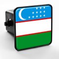 Trailer Hitch Cover Flag Of Uzbekistan Uzbek 