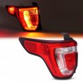 Driver Side Taillight For 2016-2019 Ford Explorer Halogen Tail Light Rear Brake Lamp Red Lens Clear Plastic