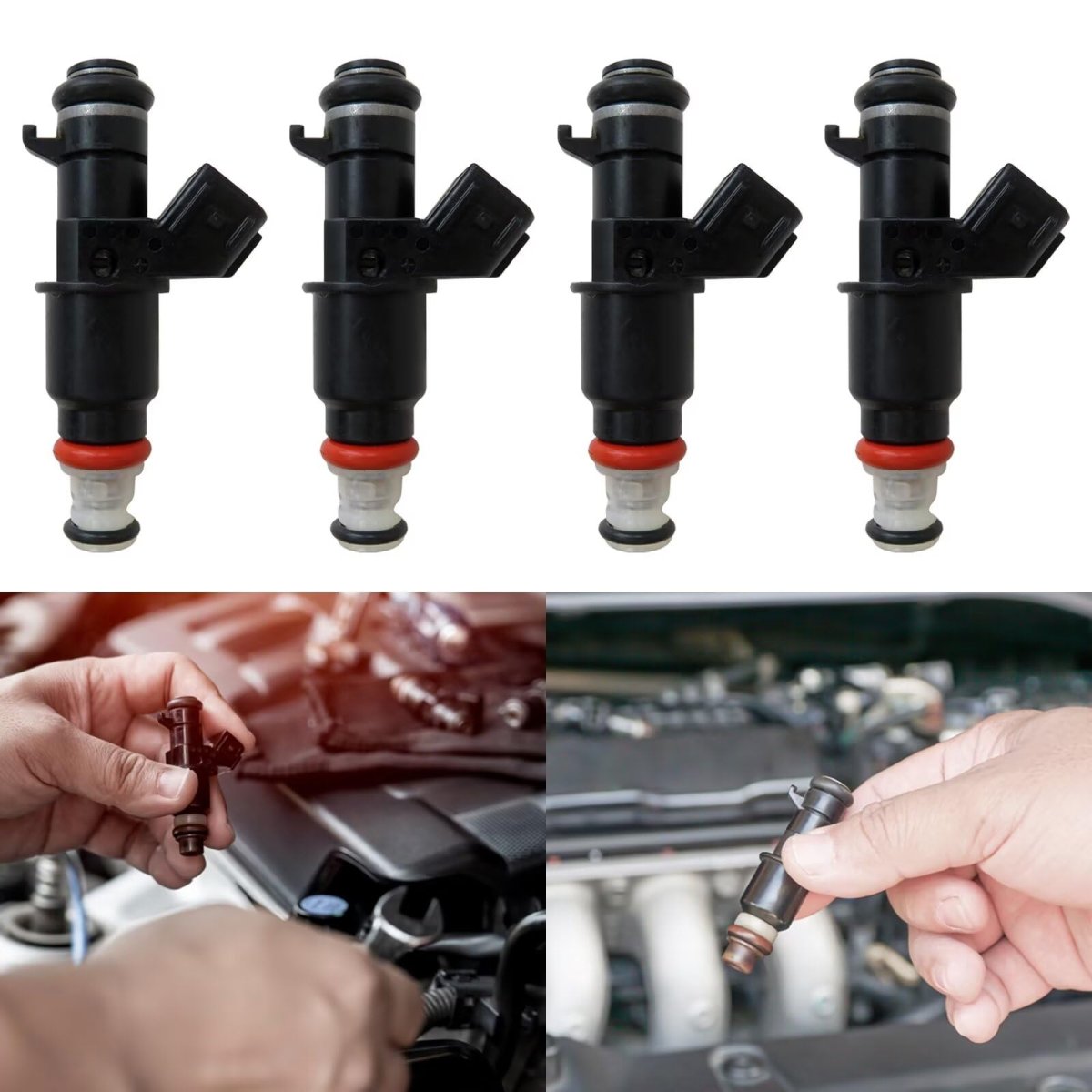 4pcs Fuel Injectors 16450-rbb-003 16450rbb003 155-0431 67374 Fits For Acura Csx Touring Sedan 4-door 2 0l 1998cc 122cu In L4
