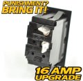 Toggle Rocker Headlight Switch For Kubota T1570 T1670 T1770 T1870 T2290 T2380 16 Amp On Off 2 Terminal Snap In 1 5 X 0 87