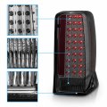 Amerilite Smoke Led Brake Tail Lights Set For 2002-2006 Cadillac Escalade Passenger And Driver Side