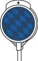 Hy-ko Dm300b36 36 Blue Plastic Plexiglass Driveway Marker W Fiberglass Rod 