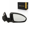 Passenger Side Door Mirror For Chevy Cruze Limited 2016 Replacement Gm1321501 95186710 Black Standard Style Plastic Mount