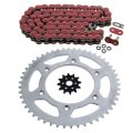 Fits Honda Cr125r 125 R Red O Ring Chain And Sprocket 12 50 116l