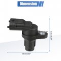 Uxcell 2 Pcs Engine Camshaft Position Sensor For Ford Fiesta 2011-2019 No Be8z6b288a Black Plastic Metal