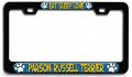 Eat Sleep Love Parson Russell Terrier Dogs Pets 3d Metal License Plate Frame Universal Fit For Auto Suv Truck Tag Holder 12 X 6