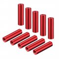 Uxcell Round Aluminum Standoff Column Spacer M3x30mm For Rc Airplane Fpv Quadcopter Cnc Red 10pcs