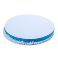 6 Microfiber Polishing Pad Hook And Loop Blue Soft Density Foam