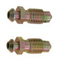 Disc Brake Bleeder Screw Treated Steel Silver 1 4 In 28 Bolt Thread Size Replacement For 309179 Alx-pau-db-6446-cl360a50 