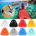 Zcargel D-ring Patch 6pcs Stainless Steel Heavy Duty Sup Bungee Deck Rigging Kit With 2 5m Elastic Rope Marine Fixed Surfboard