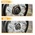 X Autohaux 4pcs Od 65 1mm To Id 56 Aluminum Alloy Car Hub Centric Rings Wheel Bore Center Spacer